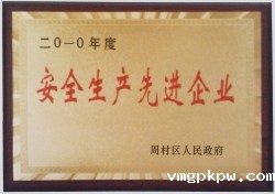 安全生产先进企业